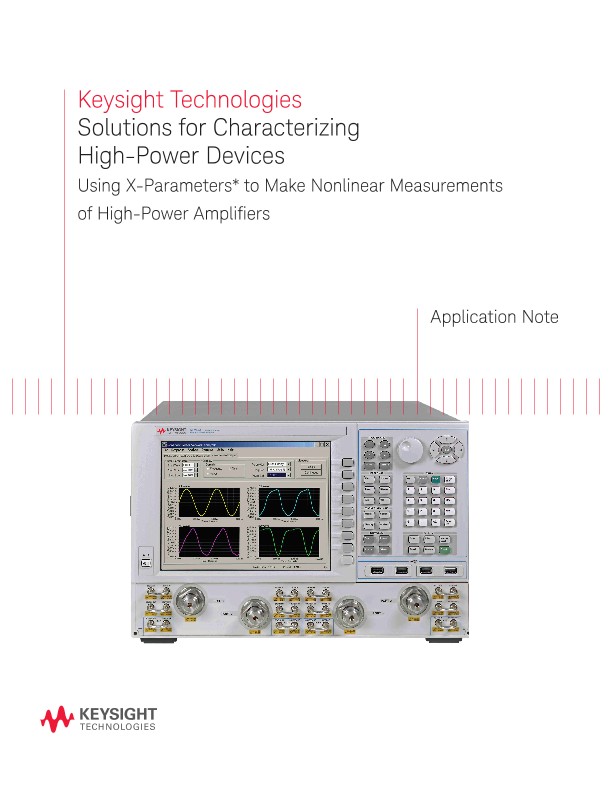 Solutions for Characterizing HighPower Devices PDF Asset Page Keysight